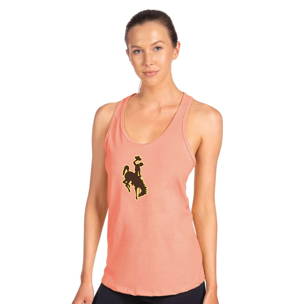 Women's  Wyoming Cowboys Next Level Ideal Racerback Tank